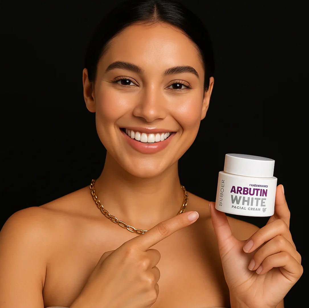 "Luminous Radiance – Crema Facial Aclarante con Arbutina para una Piel Radiante y Sin Manchas"